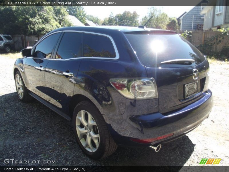 Stormy Blue Mica / Black 2010 Mazda CX-7 s Grand Touring AWD