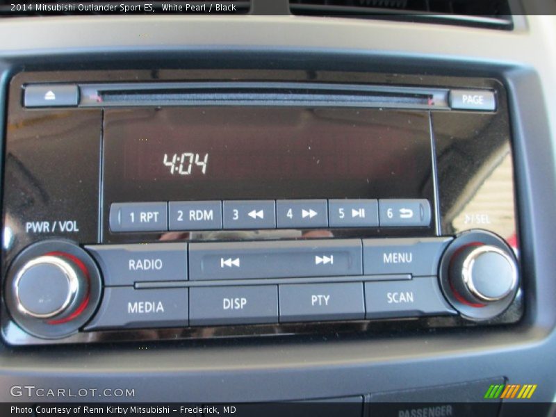 White Pearl / Black 2014 Mitsubishi Outlander Sport ES