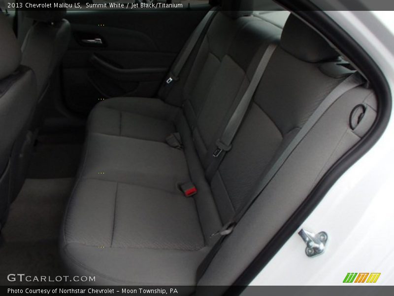 Summit White / Jet Black/Titanium 2013 Chevrolet Malibu LS