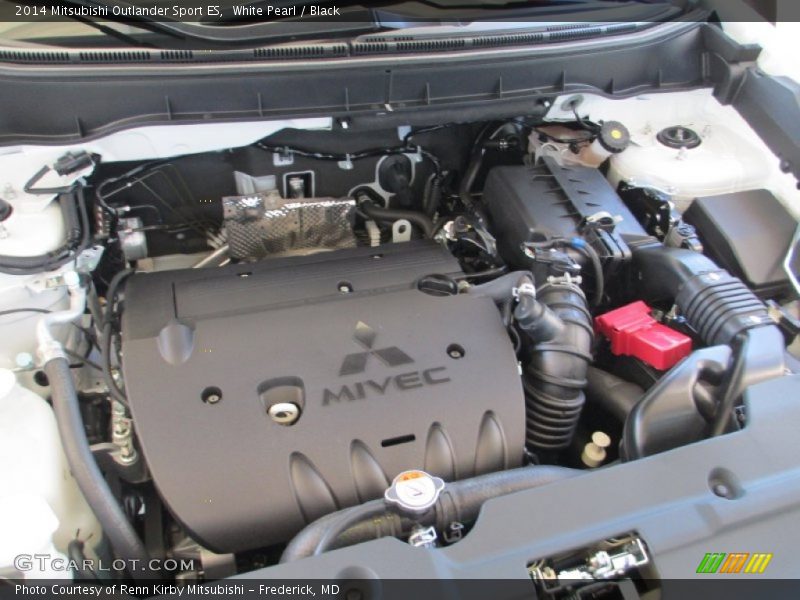 White Pearl / Black 2014 Mitsubishi Outlander Sport ES
