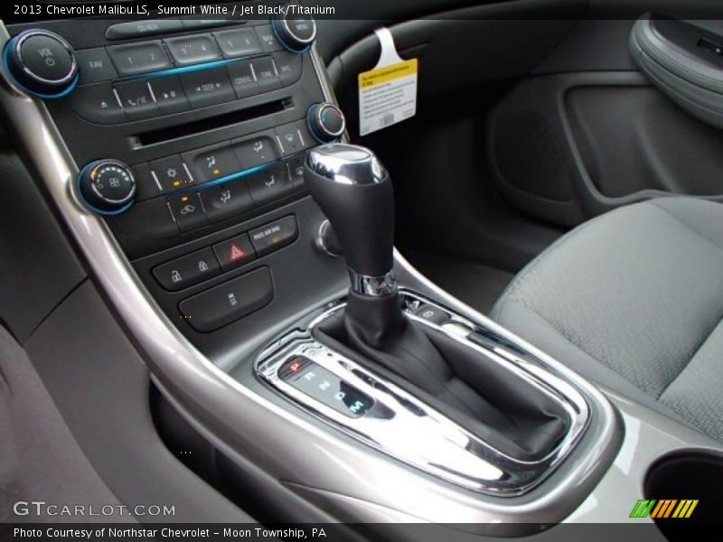 Summit White / Jet Black/Titanium 2013 Chevrolet Malibu LS