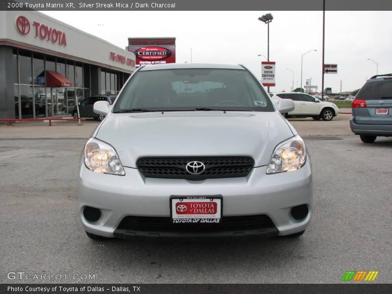 Silver Streak Mica / Dark Charcoal 2008 Toyota Matrix XR