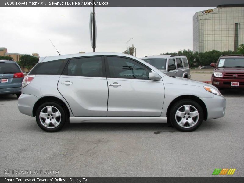 Silver Streak Mica / Dark Charcoal 2008 Toyota Matrix XR