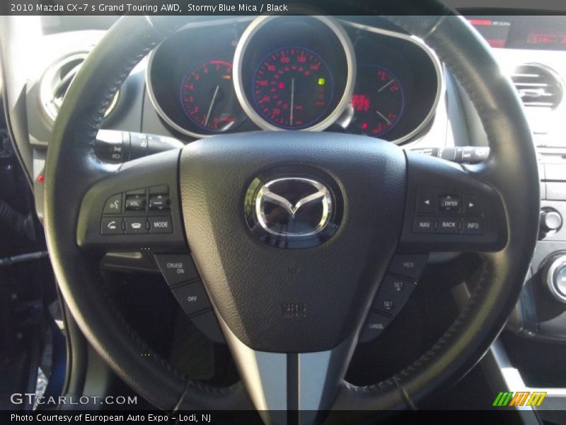 Stormy Blue Mica / Black 2010 Mazda CX-7 s Grand Touring AWD