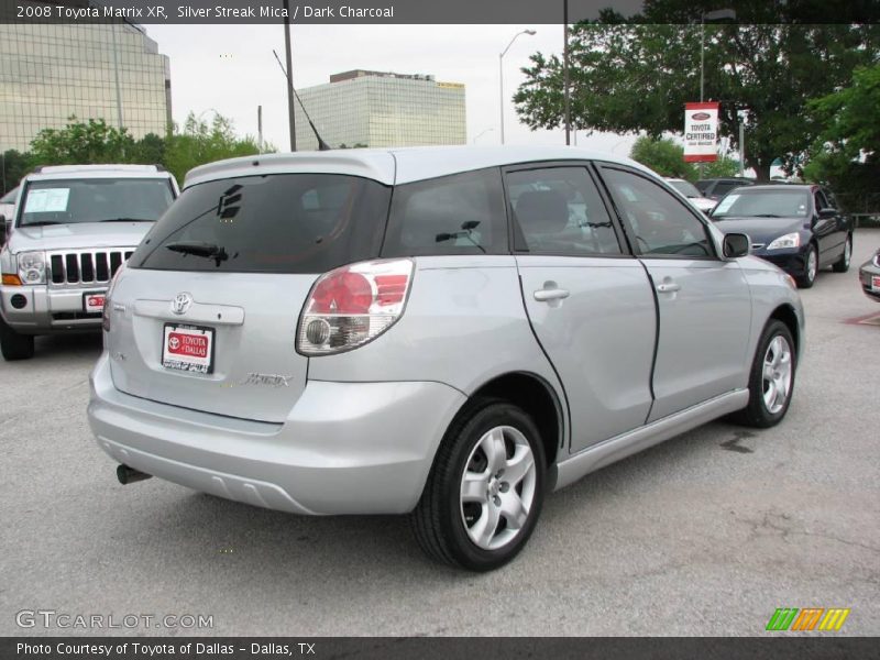 Silver Streak Mica / Dark Charcoal 2008 Toyota Matrix XR