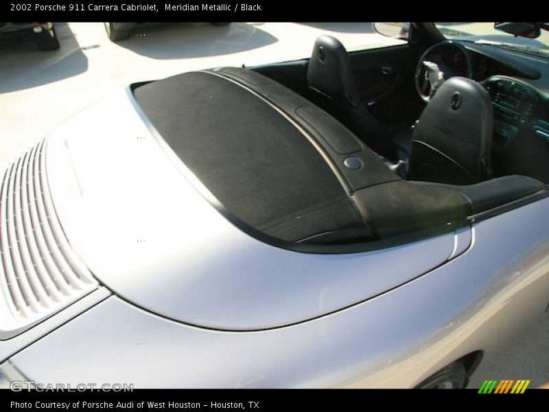 Meridian Metallic / Black 2002 Porsche 911 Carrera Cabriolet