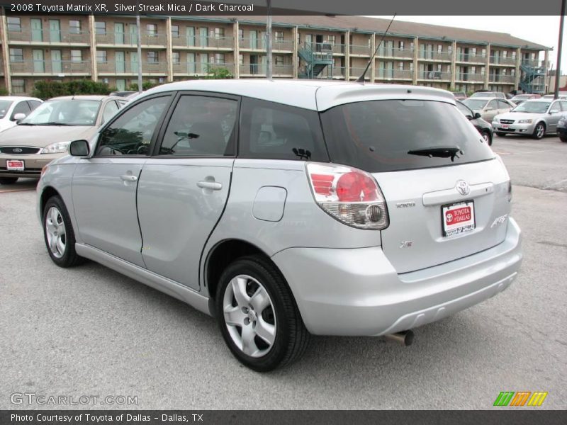 Silver Streak Mica / Dark Charcoal 2008 Toyota Matrix XR