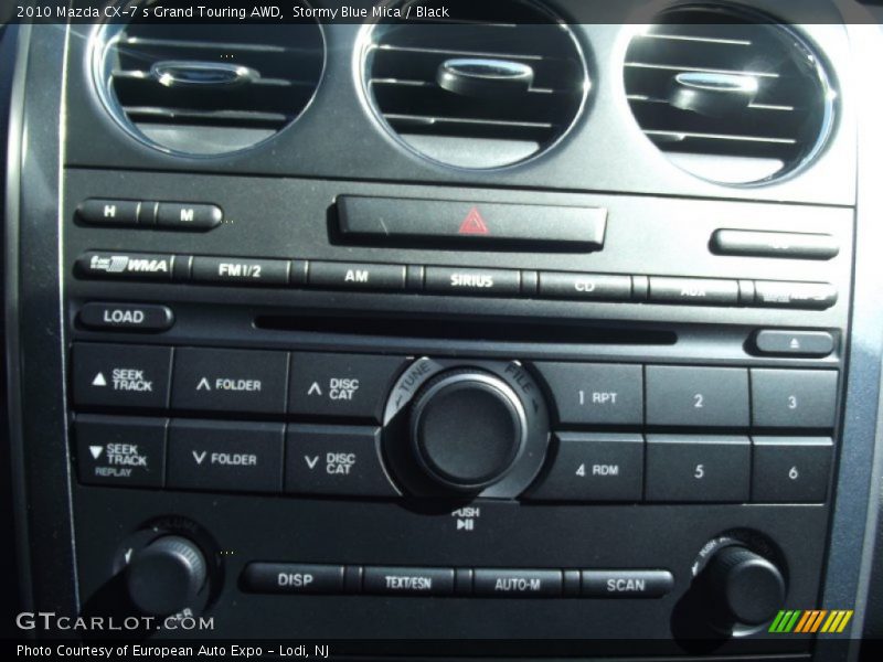 Stormy Blue Mica / Black 2010 Mazda CX-7 s Grand Touring AWD
