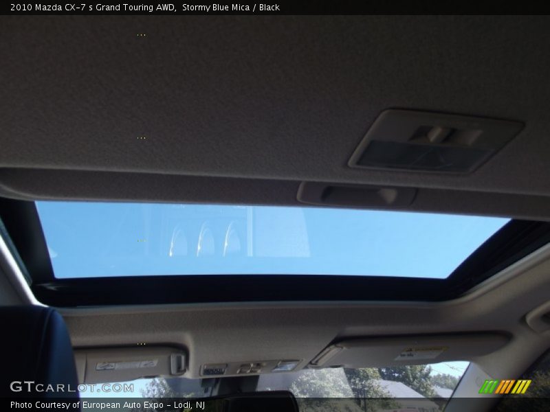 Stormy Blue Mica / Black 2010 Mazda CX-7 s Grand Touring AWD