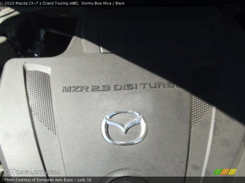 Stormy Blue Mica / Black 2010 Mazda CX-7 s Grand Touring AWD