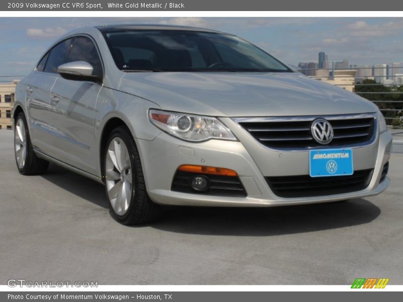 White Gold Metallic / Black 2009 Volkswagen CC VR6 Sport