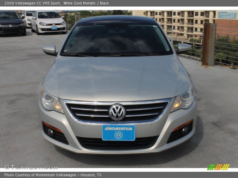 White Gold Metallic / Black 2009 Volkswagen CC VR6 Sport