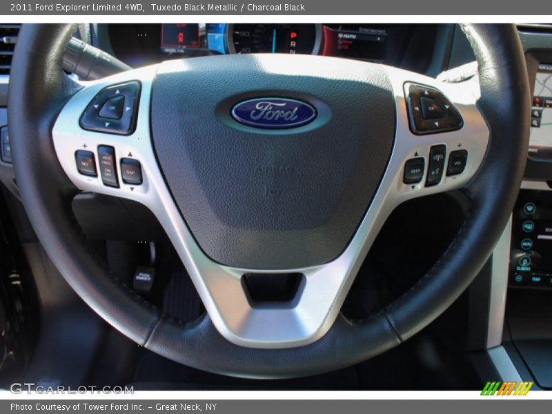 Tuxedo Black Metallic / Charcoal Black 2011 Ford Explorer Limited 4WD