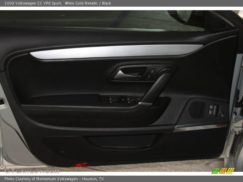 White Gold Metallic / Black 2009 Volkswagen CC VR6 Sport