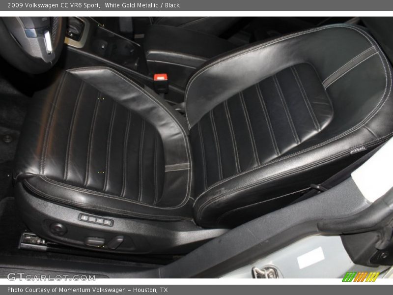 White Gold Metallic / Black 2009 Volkswagen CC VR6 Sport