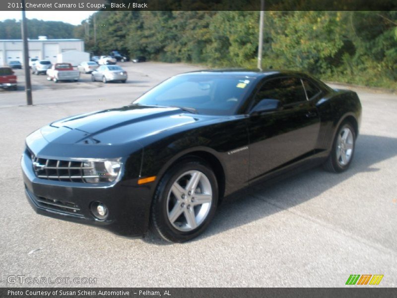 Black / Black 2011 Chevrolet Camaro LS Coupe