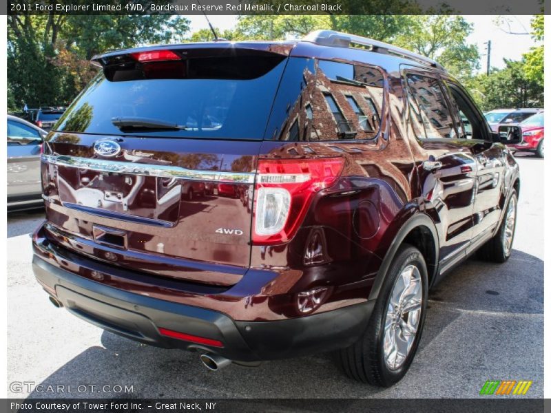 Bordeaux Reserve Red Metallic / Charcoal Black 2011 Ford Explorer Limited 4WD