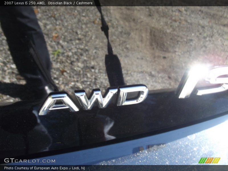 Obsidian Black / Cashmere 2007 Lexus IS 250 AWD