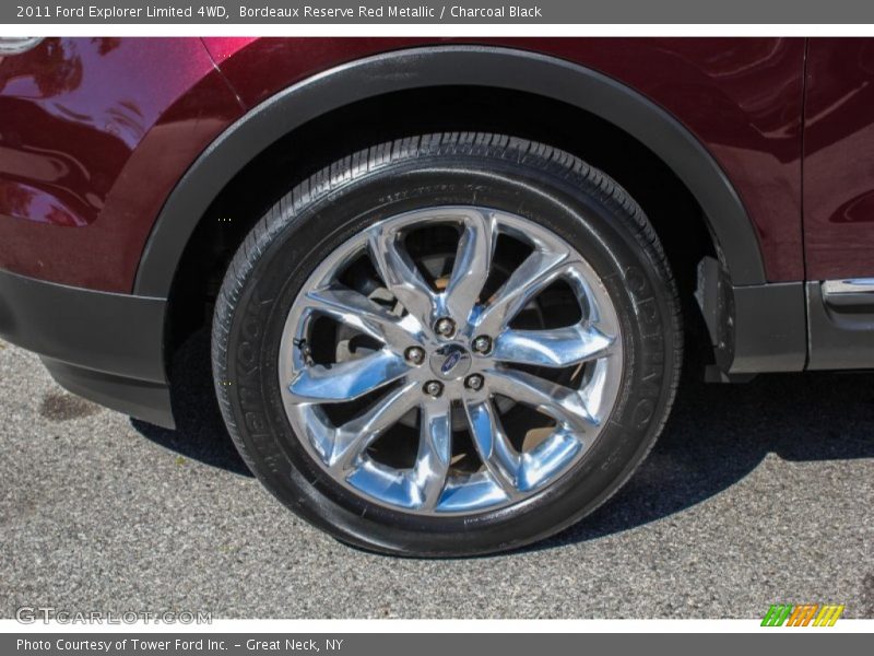 Bordeaux Reserve Red Metallic / Charcoal Black 2011 Ford Explorer Limited 4WD