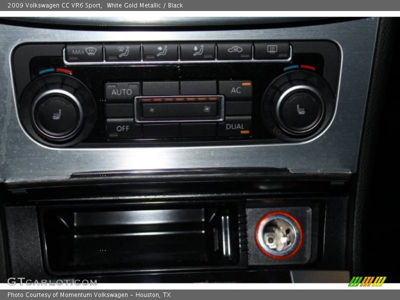 White Gold Metallic / Black 2009 Volkswagen CC VR6 Sport
