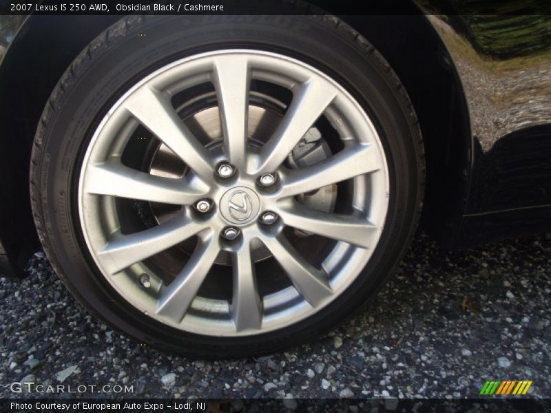 Obsidian Black / Cashmere 2007 Lexus IS 250 AWD
