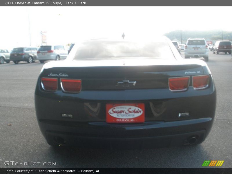 Black / Black 2011 Chevrolet Camaro LS Coupe