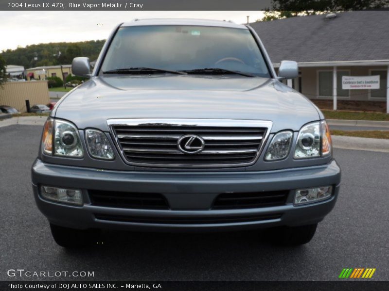 Blue Vapor Metallic / Gray 2004 Lexus LX 470