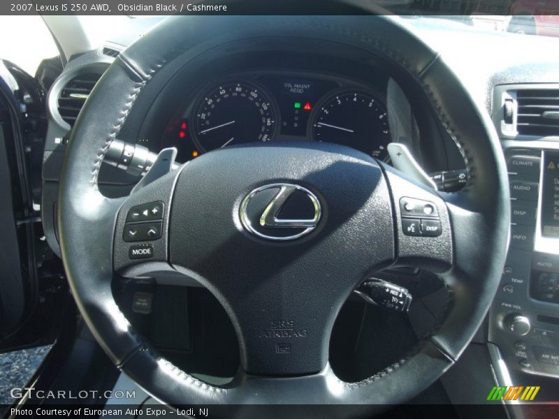 Obsidian Black / Cashmere 2007 Lexus IS 250 AWD