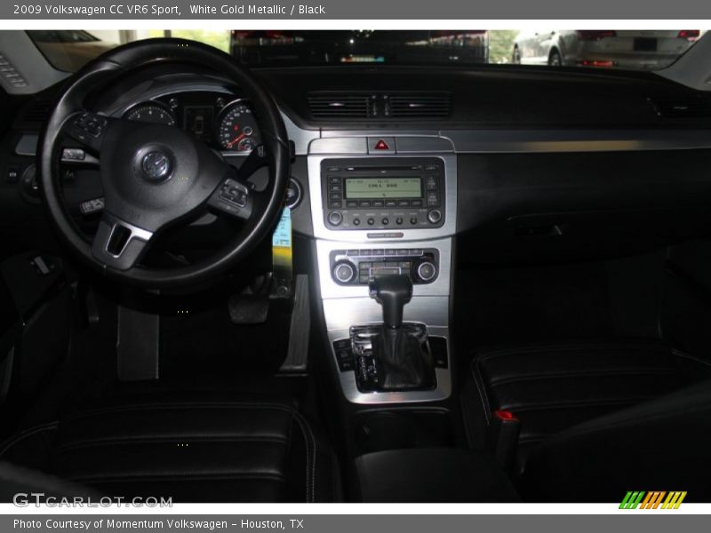 White Gold Metallic / Black 2009 Volkswagen CC VR6 Sport