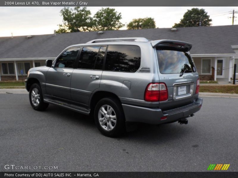 Blue Vapor Metallic / Gray 2004 Lexus LX 470