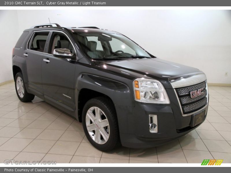 Cyber Gray Metallic / Light Titanium 2010 GMC Terrain SLT