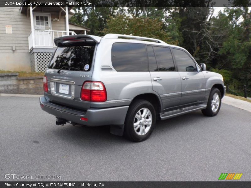 Blue Vapor Metallic / Gray 2004 Lexus LX 470