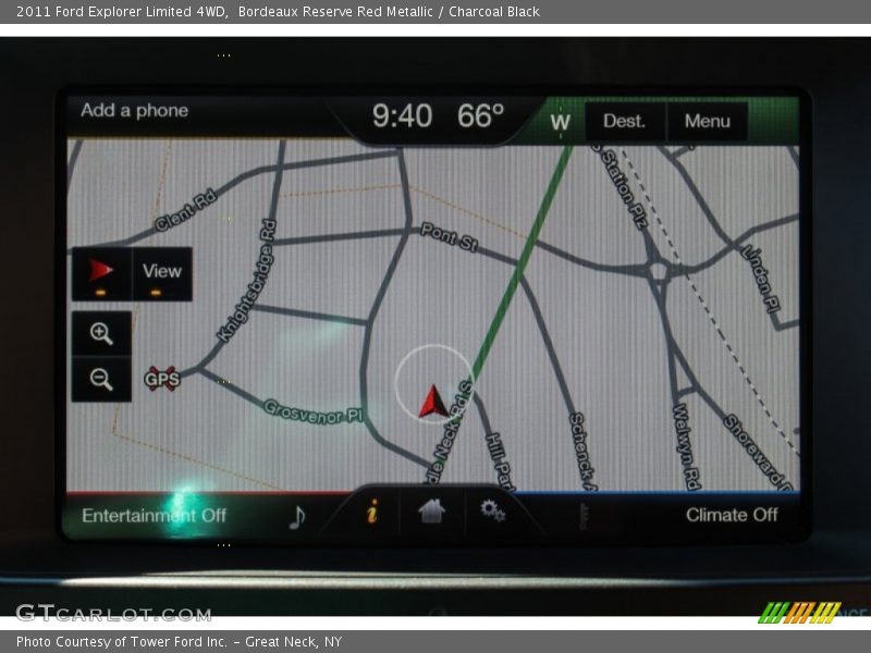 Bordeaux Reserve Red Metallic / Charcoal Black 2011 Ford Explorer Limited 4WD