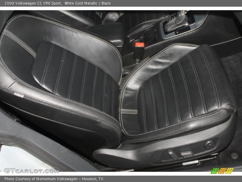 White Gold Metallic / Black 2009 Volkswagen CC VR6 Sport