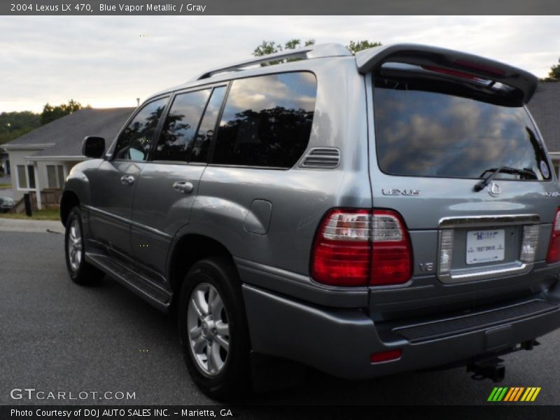 Blue Vapor Metallic / Gray 2004 Lexus LX 470