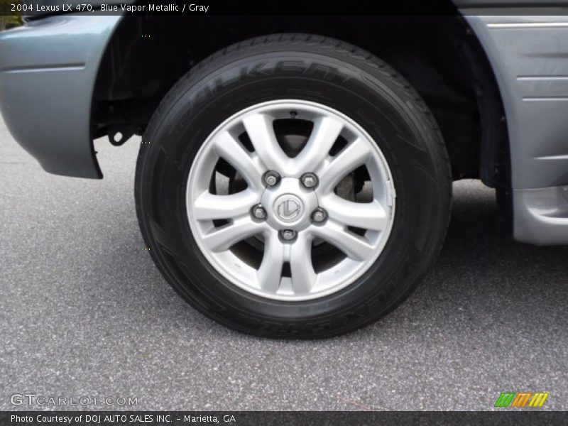 Blue Vapor Metallic / Gray 2004 Lexus LX 470