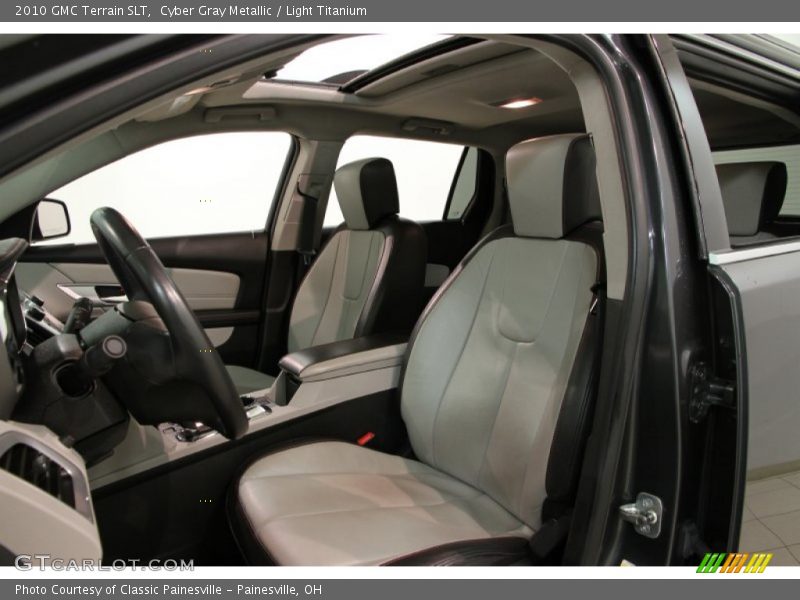 Cyber Gray Metallic / Light Titanium 2010 GMC Terrain SLT
