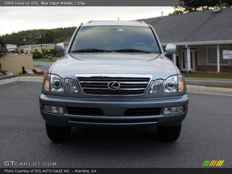 Blue Vapor Metallic / Gray 2004 Lexus LX 470