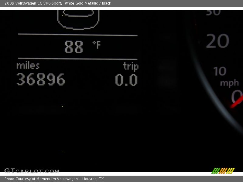White Gold Metallic / Black 2009 Volkswagen CC VR6 Sport