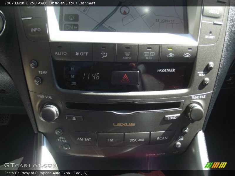 Obsidian Black / Cashmere 2007 Lexus IS 250 AWD