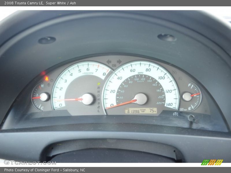 Super White / Ash 2008 Toyota Camry LE