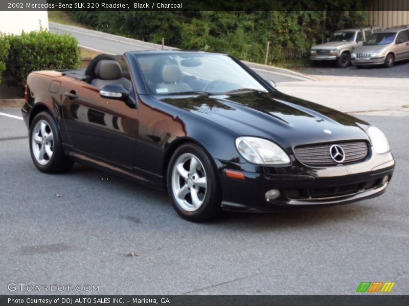 Black / Charcoal 2002 Mercedes-Benz SLK 320 Roadster