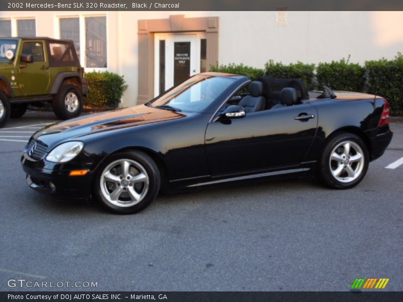 Black / Charcoal 2002 Mercedes-Benz SLK 320 Roadster