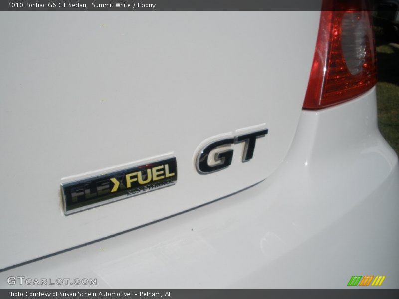 Summit White / Ebony 2010 Pontiac G6 GT Sedan