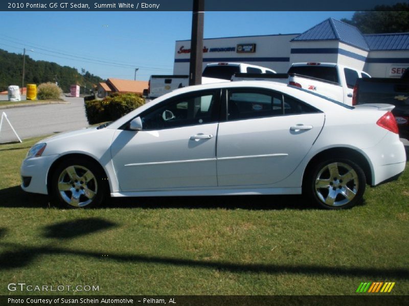 Summit White / Ebony 2010 Pontiac G6 GT Sedan