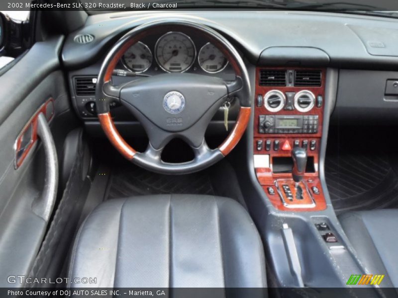 Black / Charcoal 2002 Mercedes-Benz SLK 320 Roadster