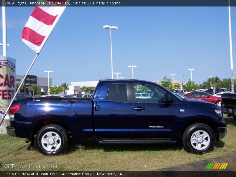 Nautical Blue Metallic / Sand 2009 Toyota Tundra SR5 Double Cab