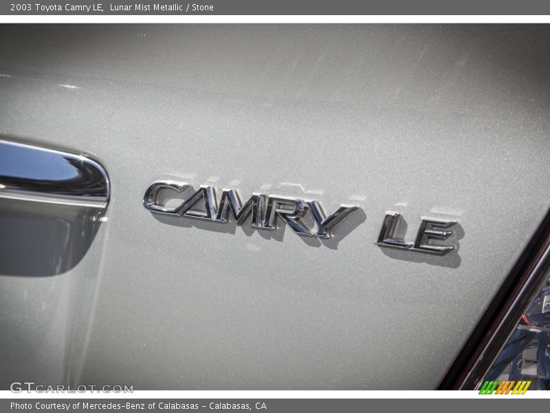 Lunar Mist Metallic / Stone 2003 Toyota Camry LE