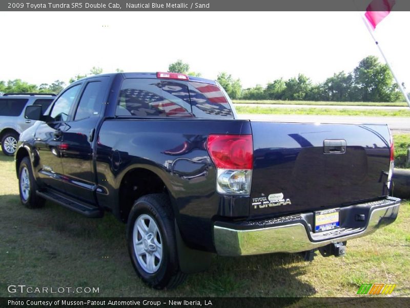 Nautical Blue Metallic / Sand 2009 Toyota Tundra SR5 Double Cab