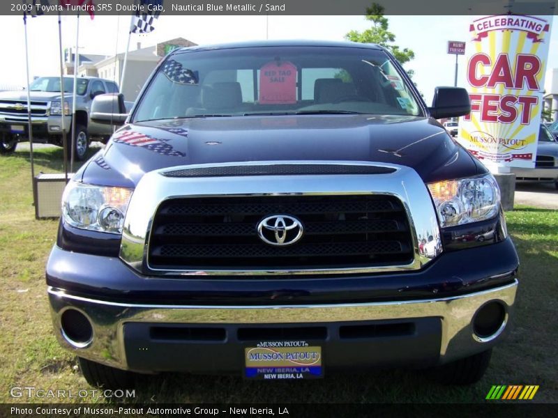 Nautical Blue Metallic / Sand 2009 Toyota Tundra SR5 Double Cab